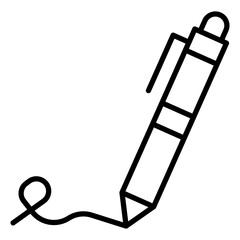 Pen Line Icon