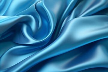 Obraz premium blue satin background