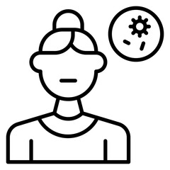 IT Specialist Line Icon