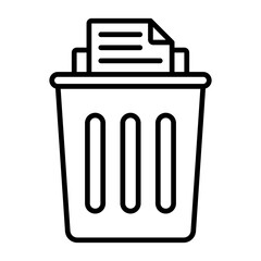 Trash Line Icon