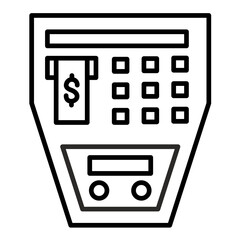 Atm Line Icon