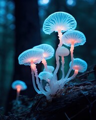 Scientists discover a new species of glowing mushrooms.