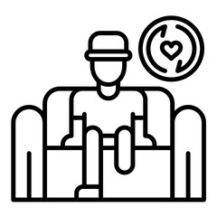 Rehabilitation Line Icon