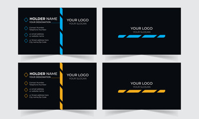 Creative Business card template for corporate concept