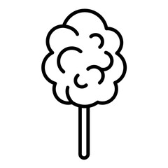 Cotton Candy Line Icon