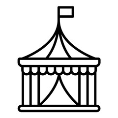Circus Line Icon