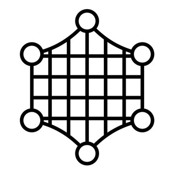 recommend clip art: Net Line Icon