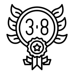 Magna Cum Laude Line Icon