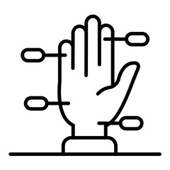 Acupressure Line Icon