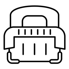 Hockey Helmet Line Icon