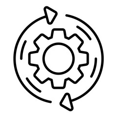 Reverse Engineering Line Icon