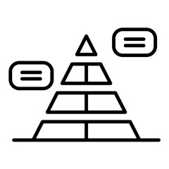 Pyramid Line Icon