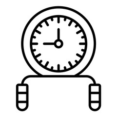 HIIT Workout Line Icon