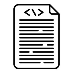 Source Code Line Icon