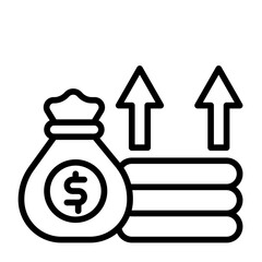 Income Line Icon