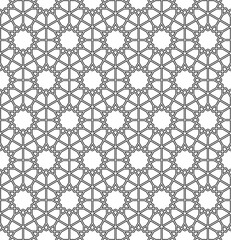 Seamless islamic pattern. Vector Girih pattern. Background vector illustration. Seamless girih pattern. Traditional Islamic Design. Mosque decoration element. Seamless geometric pattern.