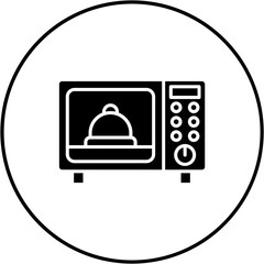 Fototapeta premium Microwave Oven Icon