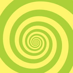 Artistic spiral shape. Vector drawing