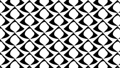 black and white seamless pattern