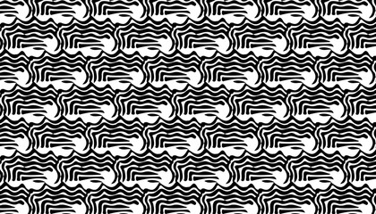 black and white seamless pattern