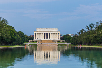 Lincoln Memorial building in Washington DC., USA