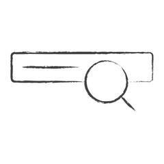 Hand drawn Search icon