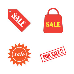 sale icon logo vector design template