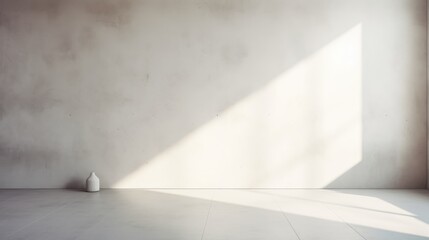 Obraz premium Empty room interior with concrete walls. Generative AI