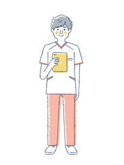 医療従事者の男性