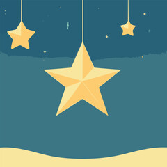 Fototapeta premium Great vector illustration of cartoon star