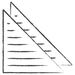 Fototapeta premium Hand drawn Sandwich illustration icon