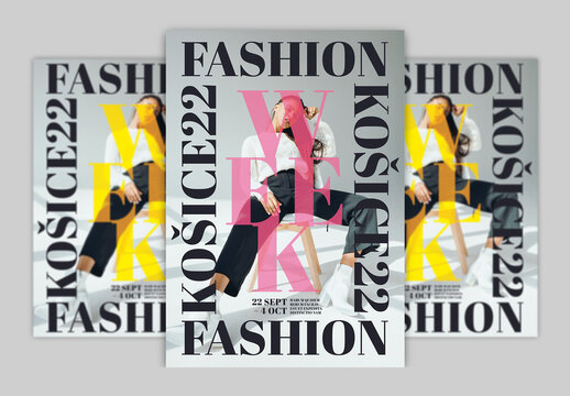 Fashion Bold Typography Poster Layout