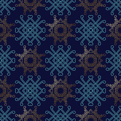 Classic Pattern Ornament. Decorative Seamless Geometric Pattern for Design Wallpaper, Fashion Print, Trendy Decor, Home Textile, Retro Decor. Vector.	