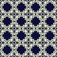 Decorative Asian Folk Seamless Pattern. Ornament in Asian Nomads Style: Kyrgyz, Kazakhs, Bashkirs, Tatars, Yakut, Mongols. Ethnic Vector Illustration for Paper Products, Textiles.	
