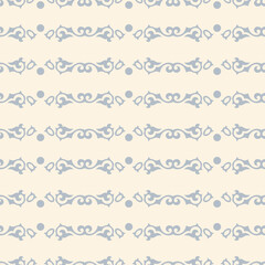 Decorative Asian Folk Seamless Pattern. Ornament in Asian Nomads Style: Kyrgyz, Kazakhs, Bashkirs, Tatars, Yakut, Mongols. Ethnic Vector Illustration for Paper Products, Textiles.	