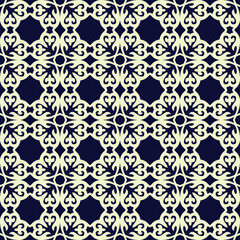 Decorative Asian Folk Seamless Pattern. Ornament in Asian Nomads Style: Kyrgyz, Kazakhs, Bashkirs, Tatars, Yakut, Mongols. Ethnic Vector Illustration for Paper Products, Textiles.	
