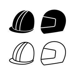 Helmet icon vector. safety helmet icon