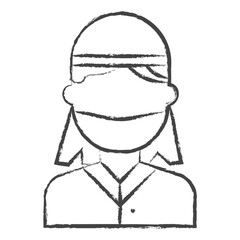 Hand drawn Surgeon  illustration icon