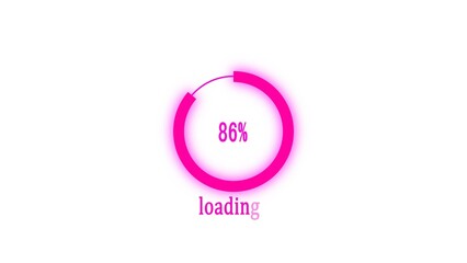 abstract circle loading bar illustration background 