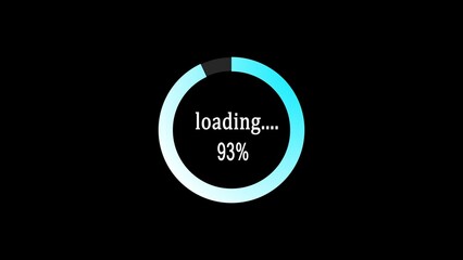 abstract circle loading bar illustration background 