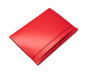 red document folder. isolated white background