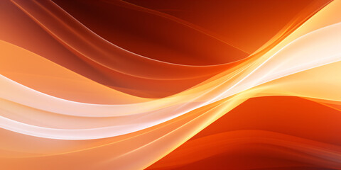 abstrakter Hintergrund mit orangenen Wellenlinien 