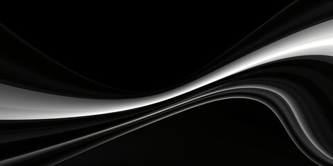 abstrakter Hintergrund mit schwarzen und wei&szlig;en Wellenlinien 	