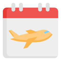  flight time, airplane, Departure, Time, Schedule, Achievements Flat Icon