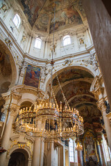 Naklejka premium interior of church