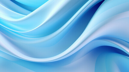 Fototapeta premium Soft blue fabric closeup background.