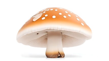 Mushroom, isolated white background illustration
