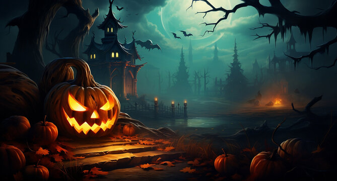 Nightmare on Halloween Street, Haunting Pumpkin and Spooktacular House