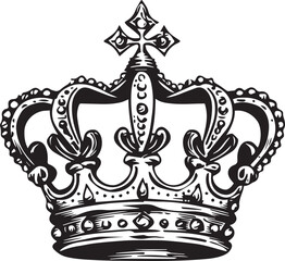 Crown Tiara Headband Queen King Prince Princess Cross © Xtremest