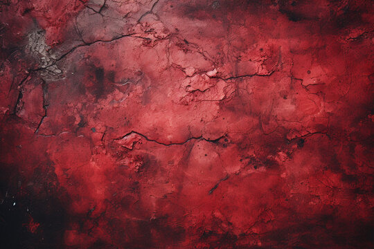 Creative retro Red grunge scratched background texture